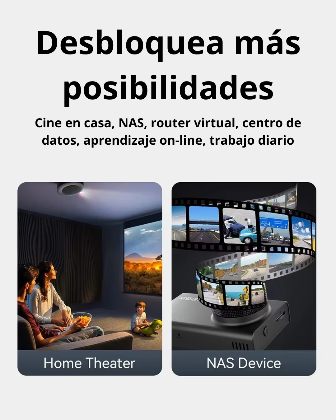 Home Theater y NAS